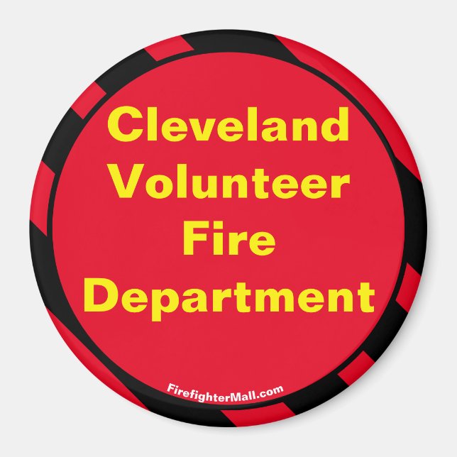 Íman Cleveland Volunteer Fire Department Magnet (Frente)