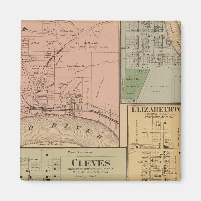 Íman Cleves, North Bend, Ohio (Frente)