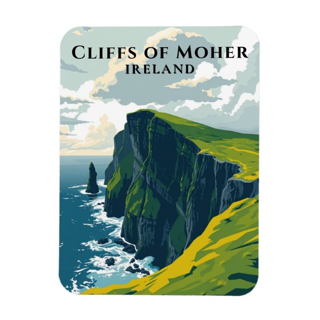 Íman Cliff of Moher Ireland Iconic Irish Coast (Vertical)