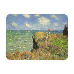 Íman Cliff Walk em Pourville por Claude Monet