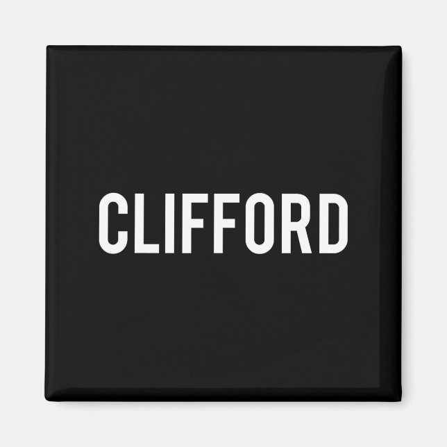 Íman Clifford - Cool New Funny Name Fan Gift Tee  (Frente)