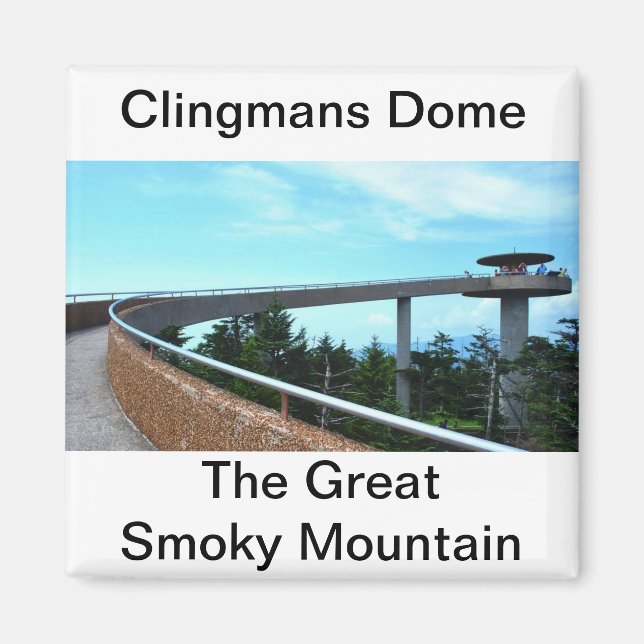 Íman Clingmans Dome: A Montanha Enfumaçado (Frente)