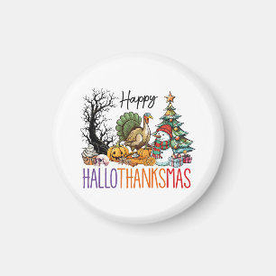 Íman Clipart Feliz Hallothanksmas