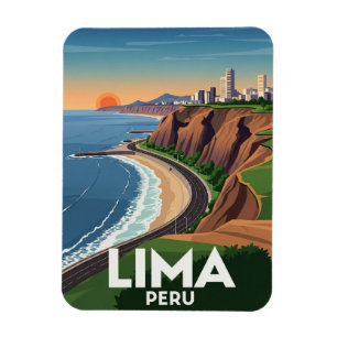 Íman Clipes de Lima Peru Viagem