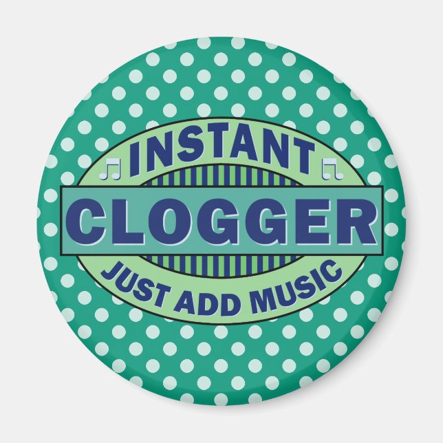 Íman Clogger Instantâneo Apenas adicione música (Frente)
