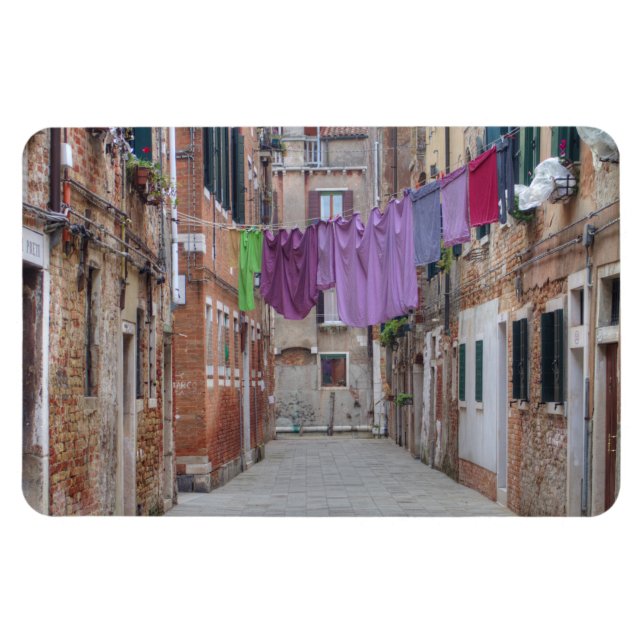 Íman Clothesline In Veneza Itália (Horizontal)