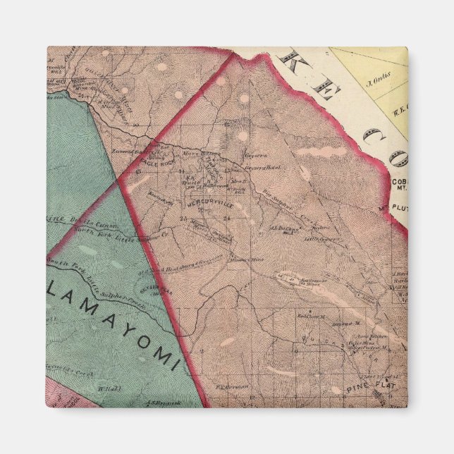 Íman Cloverdale, Washington, Mendocino (Frente)