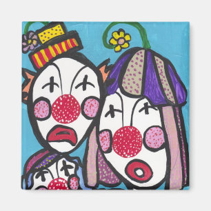 Íman Clowning ao redor