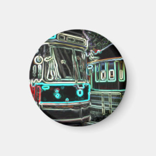 Íman CLRV Neon no Magnete do Círculo stn