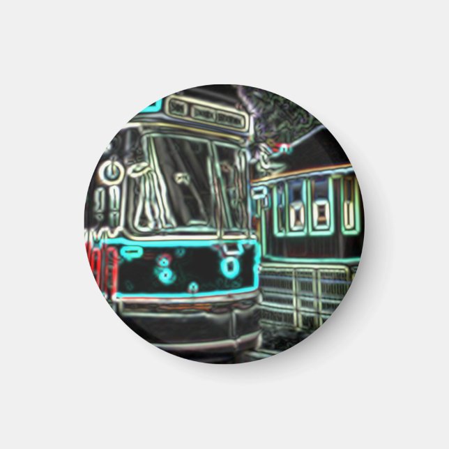 Íman CLRV Neon no Magnete do Círculo stn (Frente)