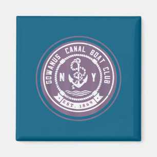 Íman Clube de Barco Gowanus C Engraçado Brooklyn Nova Y