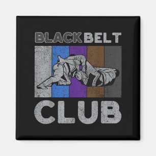 Íman Clube de Faixa Preta Vintage BJJ Jiu Jitsu Brasile