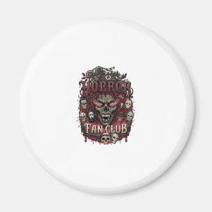 Íman Clube de Fãs de Terror Halloween Rosto de Demônio 