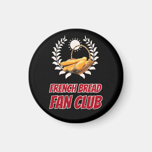 Íman Clube de Fãs do Pão Francês Humor Divertido de Com