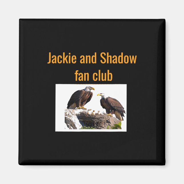 Íman Clube de Fãs Jackie e Shadow Águias  (Frente)