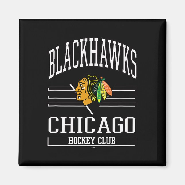 Íman Clube de Hóquei Chicago Blackhawks Vermelho Licenc (Frente)