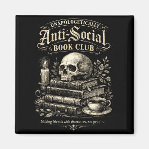 Íman Clube de leitura de introvertidos comediantes soci