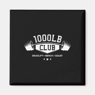 Íman Clube de Levantamento de Peso de 1000 Libras Acade