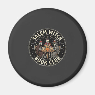 Íman Clube de Livros de Bruxas de Salem Design de Esque
