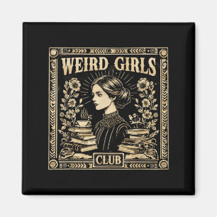 Íman Clube de Meninas Estranhas Arte Gótica Feminista V