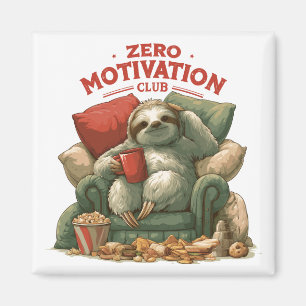 Íman Clube de Motivação Zero Preguiça Relaxando na Polt