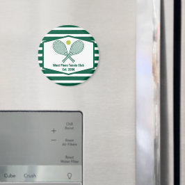 Íman Clube de País Personalizado de Tênis em Greve Verd