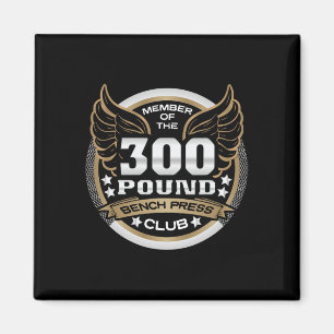 Íman Clube de Supino de 300 Libras para Halterofilistas
