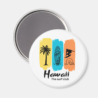 Íman Clube de surf retrô do Havaí