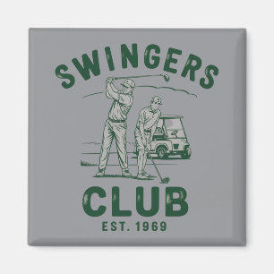 Íman Clube de Swingers Engraçado Sarcástico Golfe Golfi