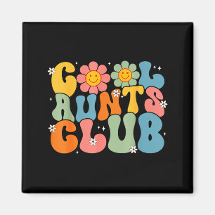 Íman Clube de tias legais sorriso retrô groovy tia tiaz