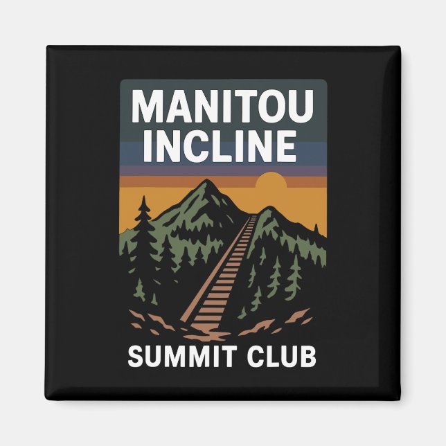 Íman Clube do Cume da Inclinação Manitou (Frente)