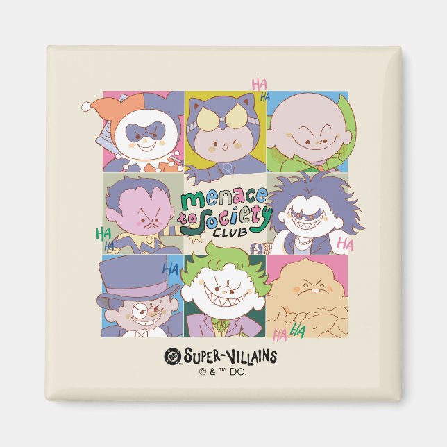 Íman Clube do Gráfico da Ameaça Vilã da Sociedade da DC (Frente)