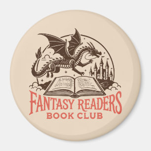Íman clube do livro de leitores de fantasia