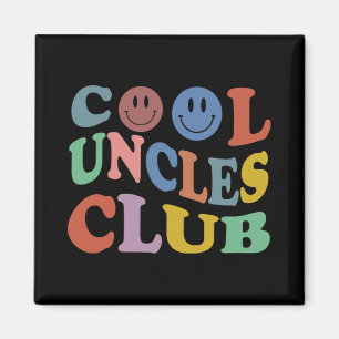 Íman Clube dos Tios Legais Groovy Retro Sorriso Diverti