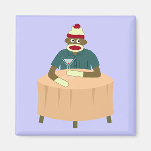 Íman Clube nocturno de Martini do macaco da peúga