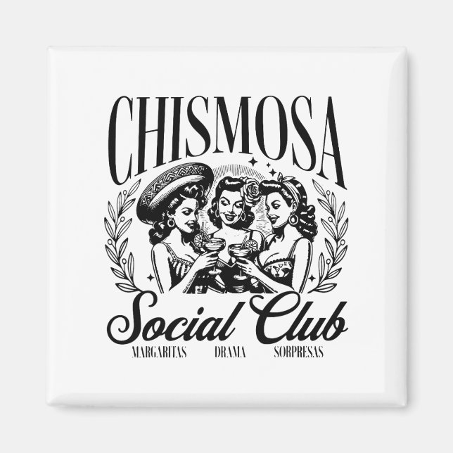 Íman Clube Social Chismosa (Frente)