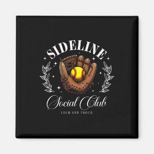 Íman Clube Social da Linha Lateral Correspondência de M