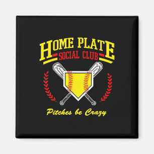 Íman Clube Social da Placa do Softbol para Mães da Linh