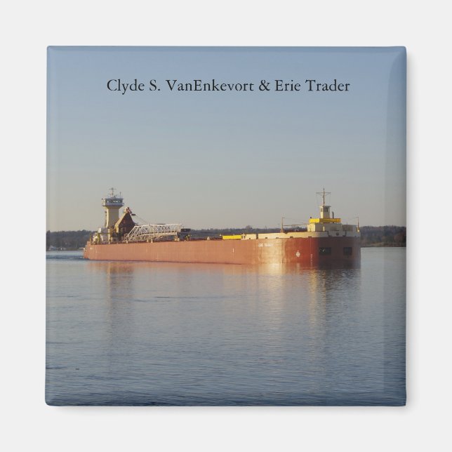 Íman Clyde S. VanEnkevort & Erie Trader (Frente)