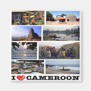 Íman CM - Camarões - ILove- Colagem