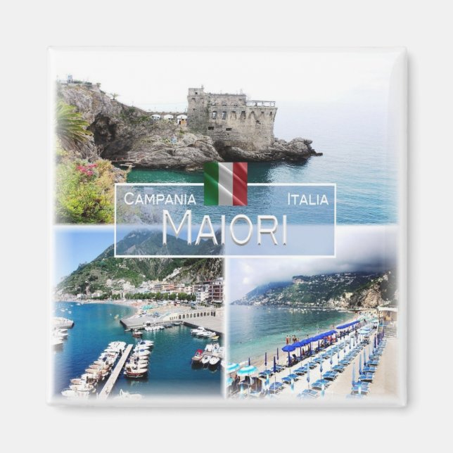 Íman CMP011 MAIORI, Campânia, Itália, geladeira (Frente)