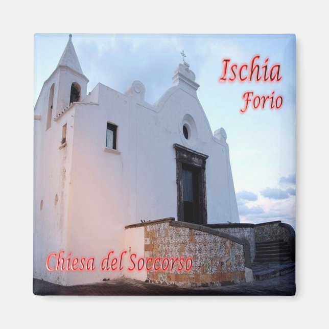 Íman CMP080 ISCHIA, Forio, Campânia, Itália, Cordilheir (Frente)