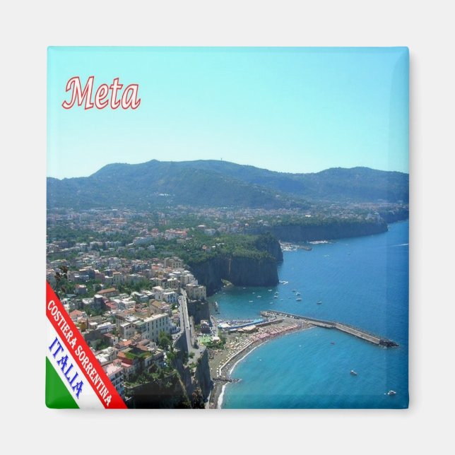 Íman CMP105 AMALFI COAST, META, Itália, frigorífico (Frente)