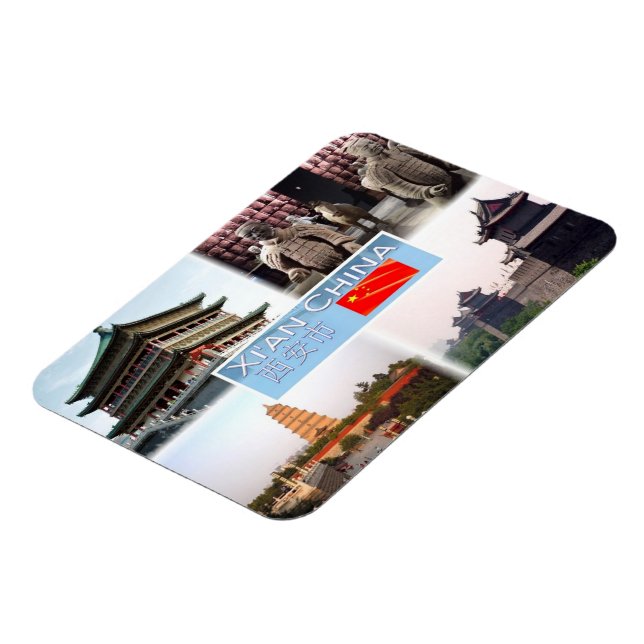 Íman CN Xi An - Bell Tower - Exército Terracotta em Sha (Left Side)