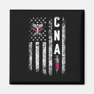 Íman Cna - Bandeira Americana 4 de julho Enfermeira Cer