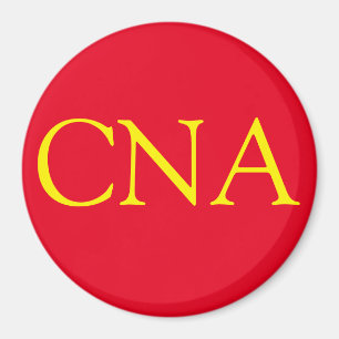 Íman CNA vermelho amarelo
