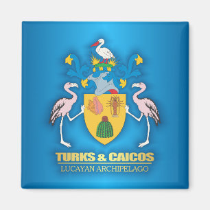 Íman COA dos turcos & do Caicos