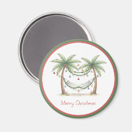 Íman Coastal Christmas Palm Trees With Hammock