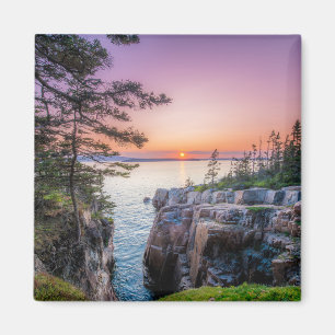 Íman Coastline Ravens Nest Acadia National Park Maine