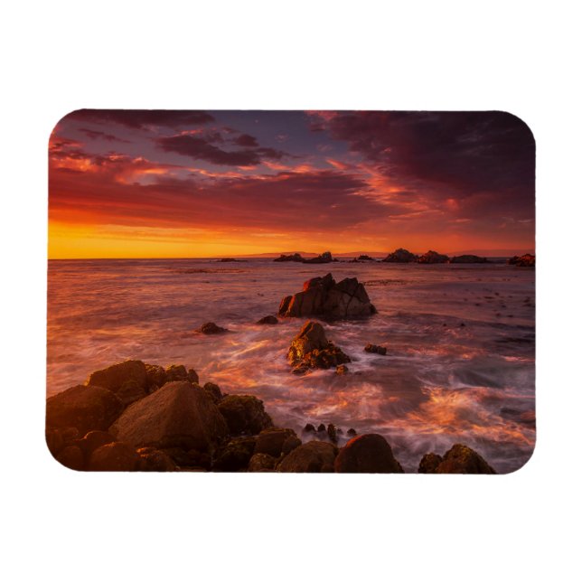 Íman Coastline | Sunset Pacific Grove Carmel California (Horizontal)